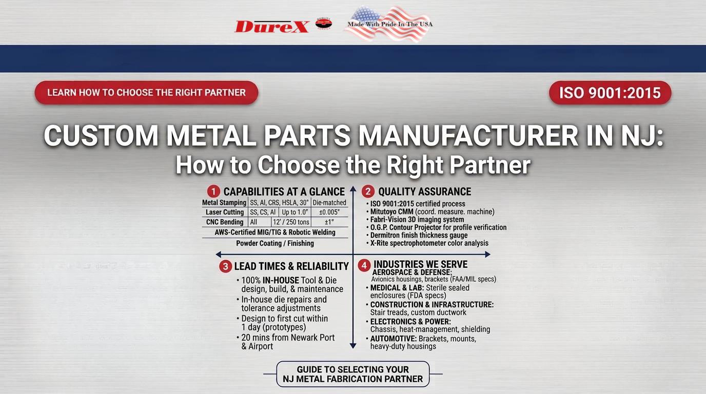 Custom Metal Parts Manufacturer in NJ: How to Choose the Right Partner
