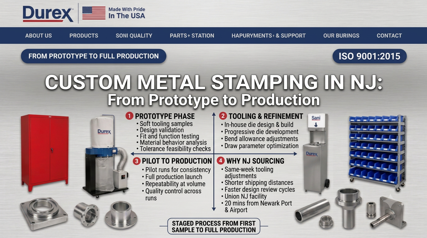 Custom Metal Stamping in NJ: From Prototype to Production