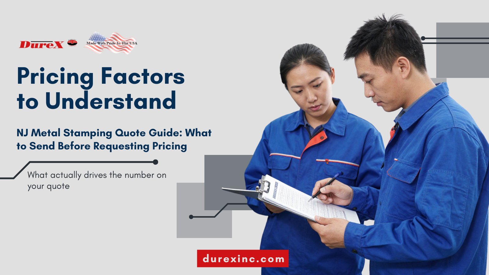 NJ METAL STAMPING QUOTE GUIDE Pricing Factors to Understand
