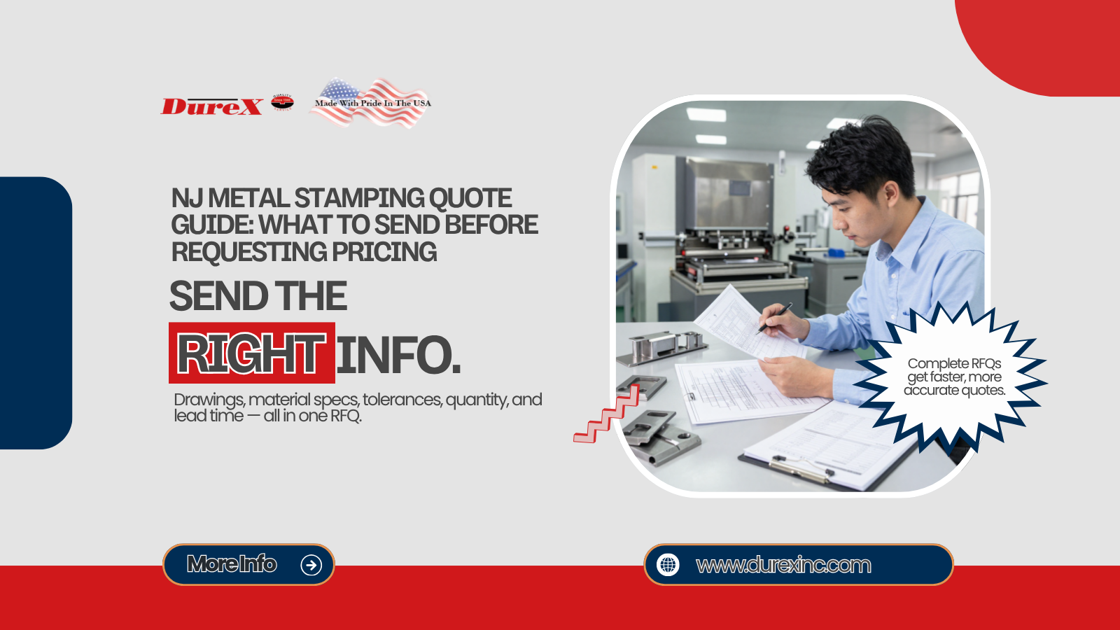 NJ METAL STAMPING QUOTE GUIDE: WHAT TO SEND BEFORE REQUESTING PRICING