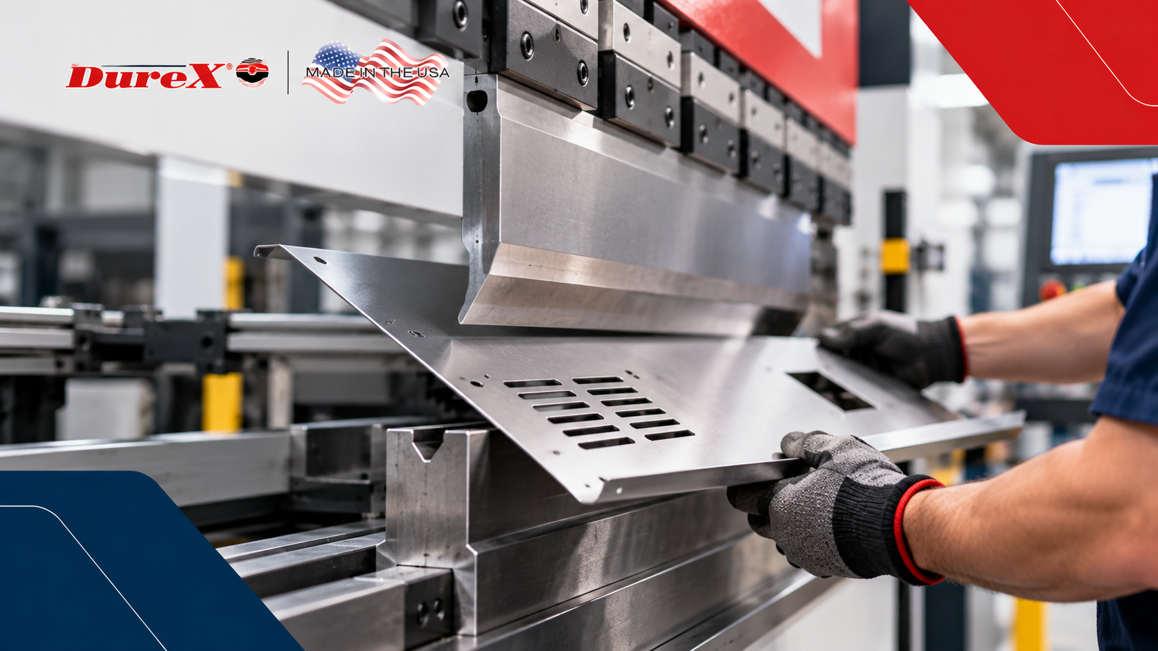 Precision press brake forming for custom sheet metal enclosure panels